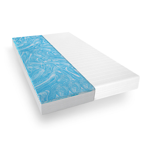 Mattress gel and cold foam microfibre